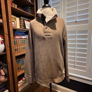 Weatherproof Men's Tan V-Neck Sweater